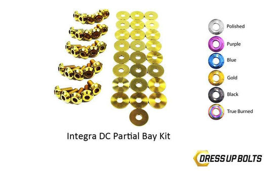Acura Integra DC (1994-2001) Titanium Dress Up Bolts Partial Engine Bay Kit - DressUpBolts.com