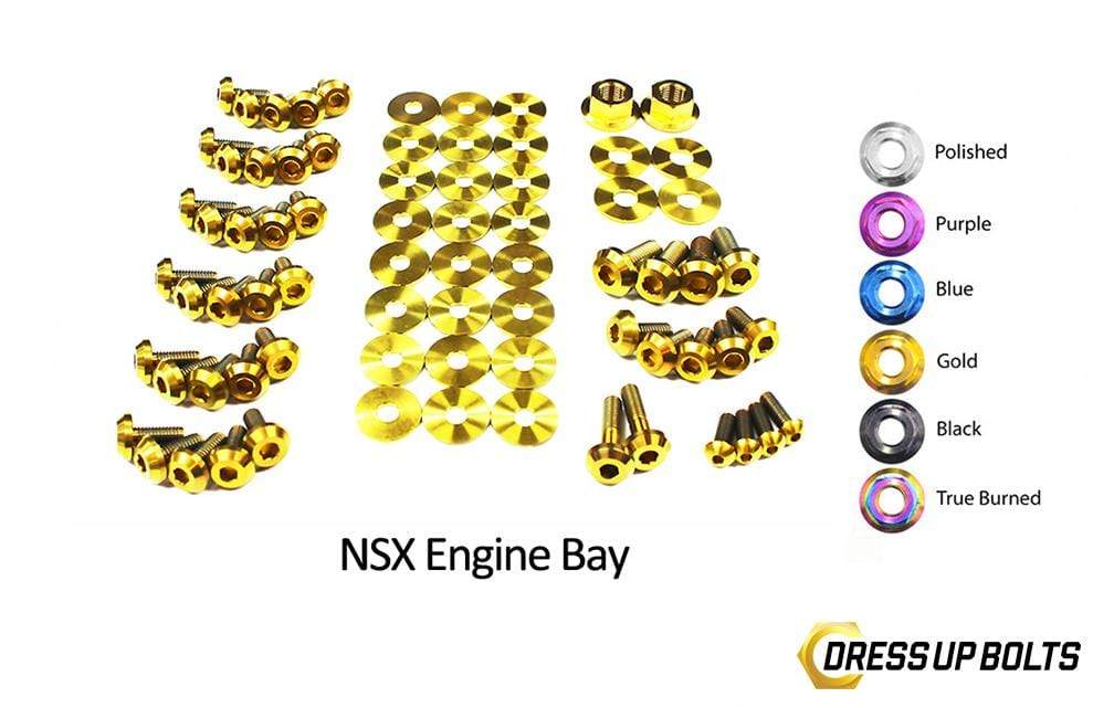 Acura NSX (1990-2005) Titanium Dress Up Bolts Engine Bay Kit - DressUpBolts.com