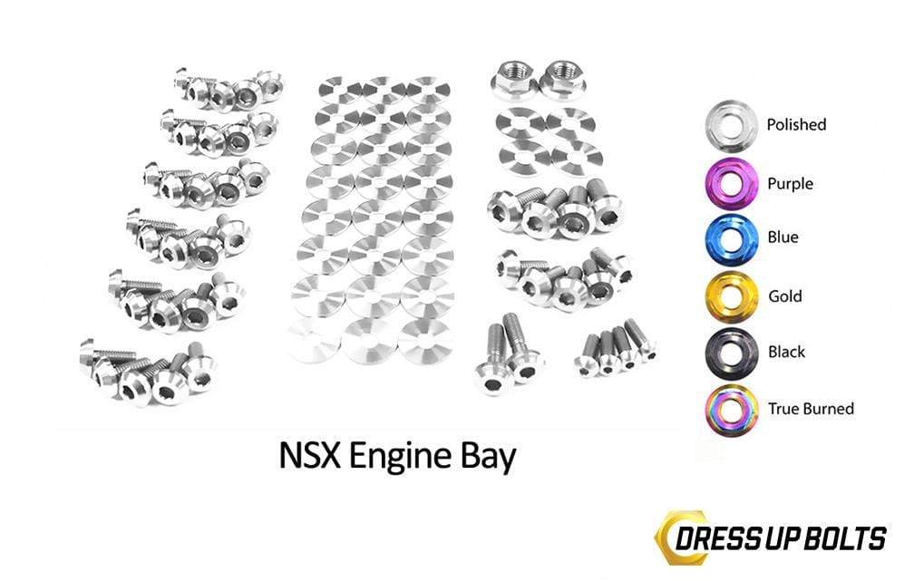 Acura NSX (1990-2005) Titanium Dress Up Bolts Engine Bay Kit - DressUpBolts.com
