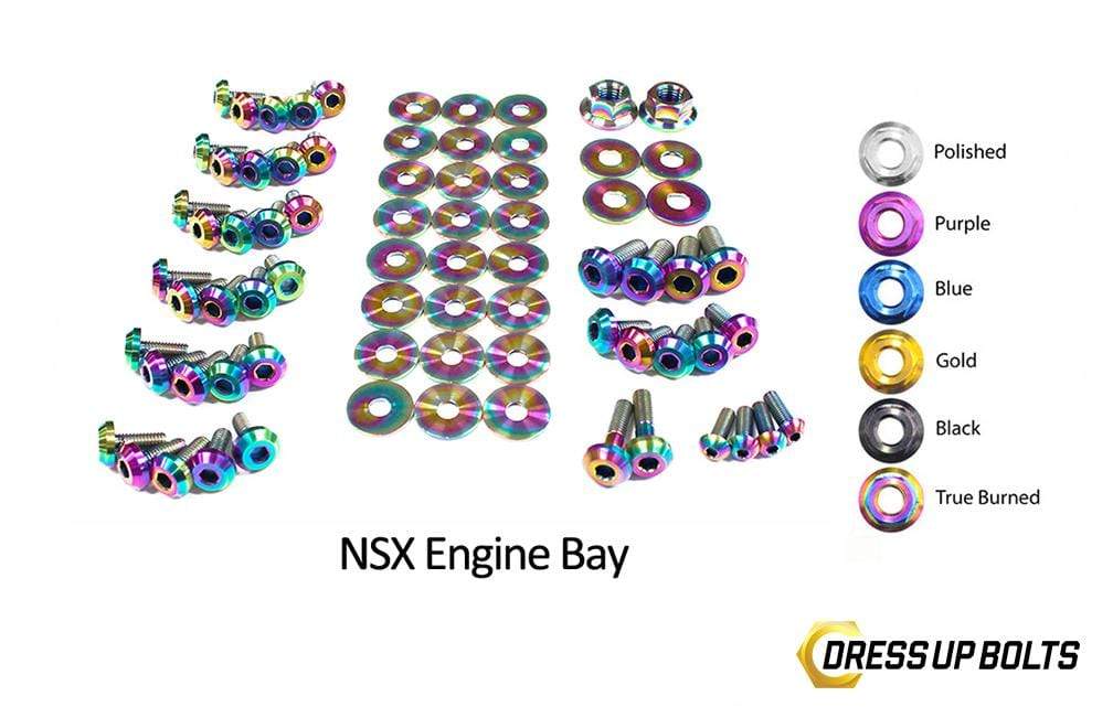 Acura NSX (1990-2005) Titanium Dress Up Bolts Engine Bay Kit - DressUpBolts.com