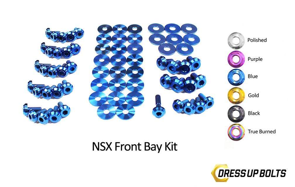 Acura NSX (1990-2005) Titanium Dress Up Bolts Front Bay Kit - DressUpBolts.com