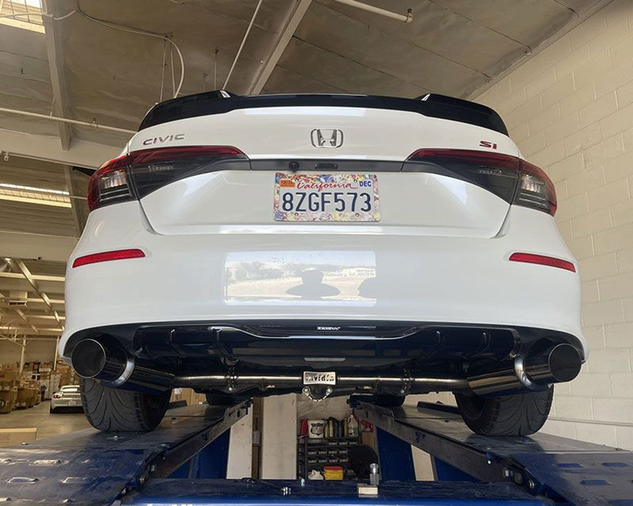 Invidia 2022+ Honda Civic Si (1.5T) 70mm N1 Cat Back Exhaust - Burnt TI Tips