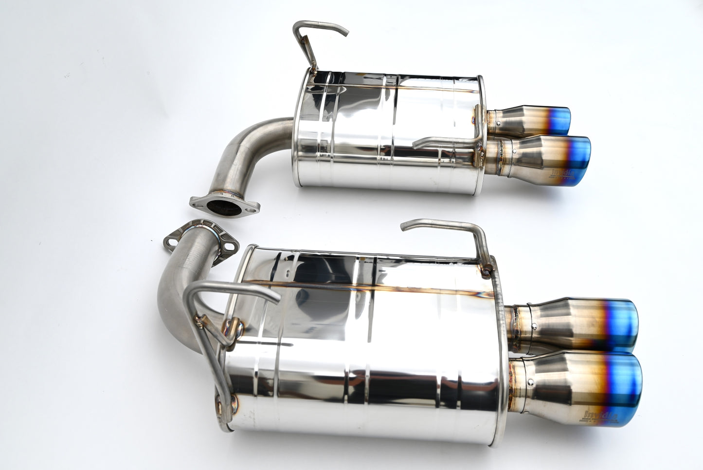 Invidia 2022+ WRX Q300 3.5" ROLLED DUAL WALL Burnt Titanium TIP AXLE BACK