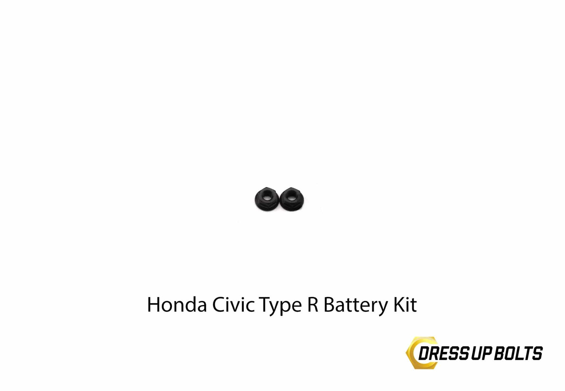Honda Civic Type R (2017-2019) Titanium Dress Up Bolt Battery Kit - DressUpBolts.com