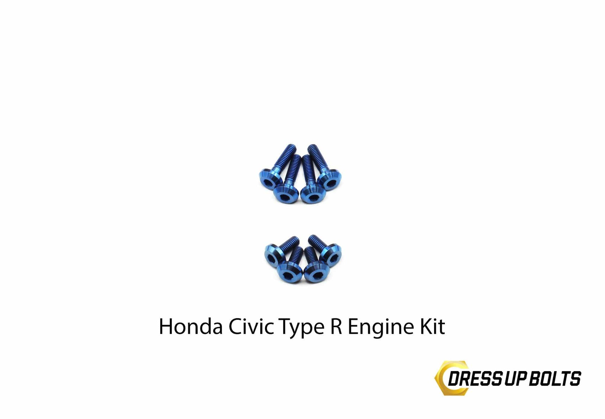Honda Civic Type R (2017-2019) Titanium Dress Up Bolt Engine Kit - DressUpBolts.com