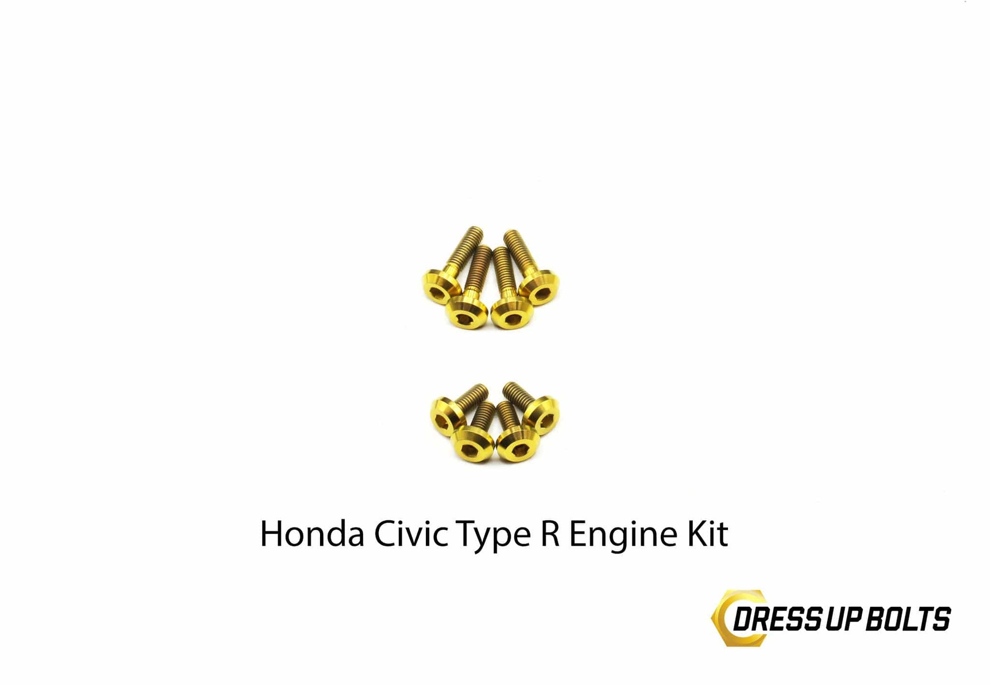 Honda Civic Type R (2017-2019) Titanium Dress Up Bolt Engine Kit - DressUpBolts.com