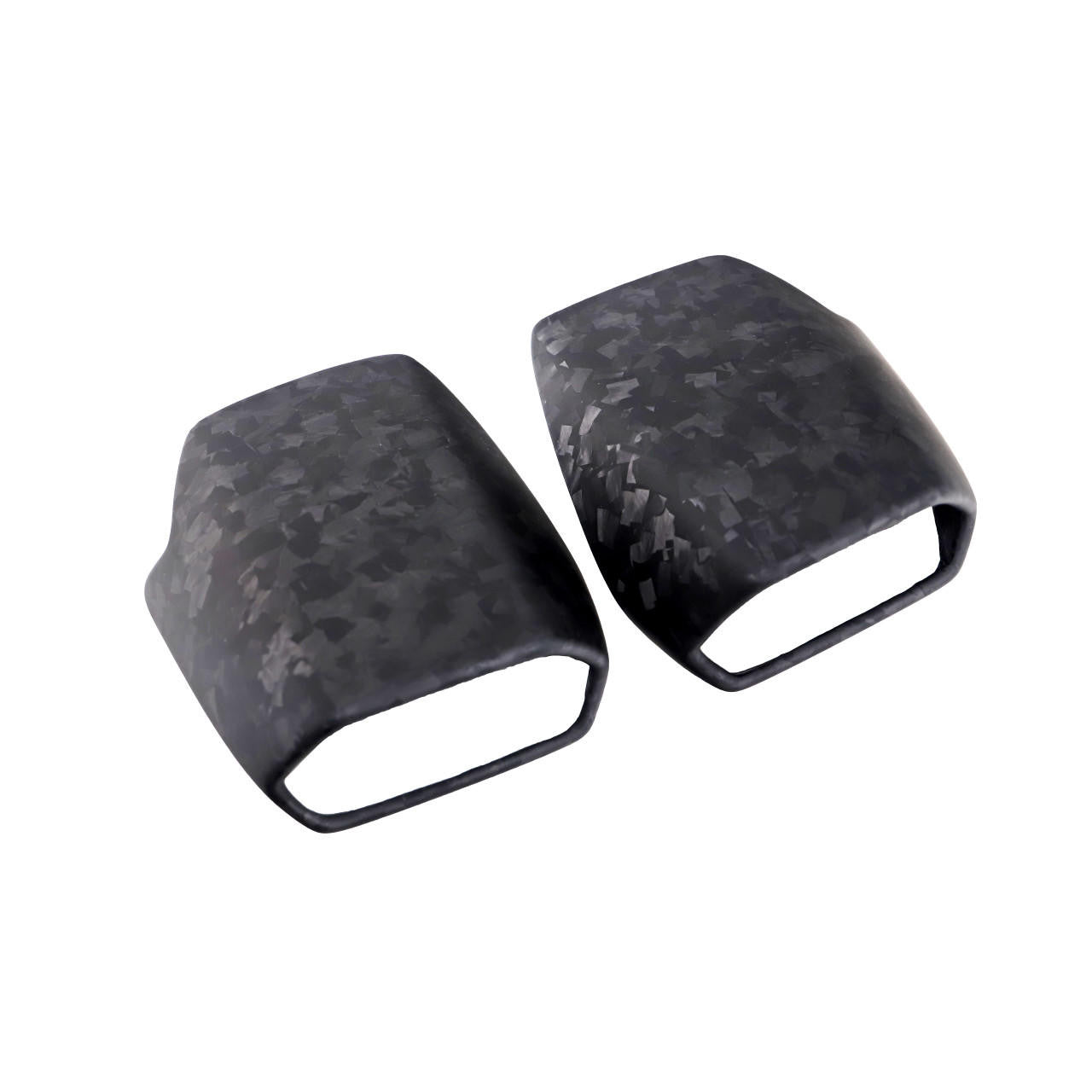 Carbon Fiber Matte Forged Mirror Caps - Lamborghini Huracan