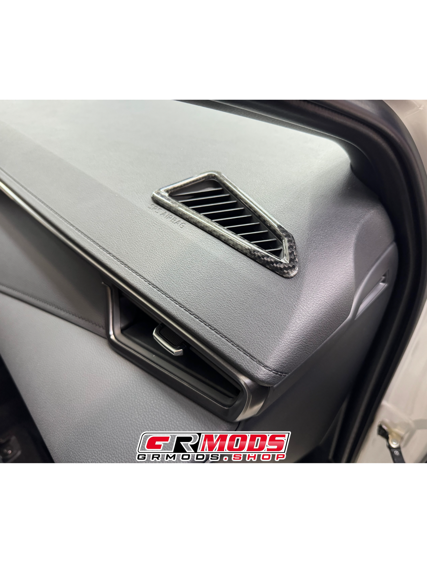 CARBON FIBER GR COROLLA DASH TOP VENT TRIMS