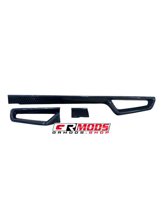 CARBON FIBER GR COROLLA DASH VENT FASCIA COVERS