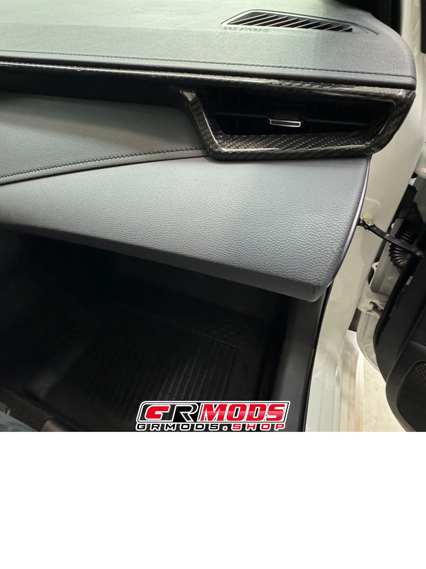 CARBON FIBER GR COROLLA DASH VENT FASCIA COVERS