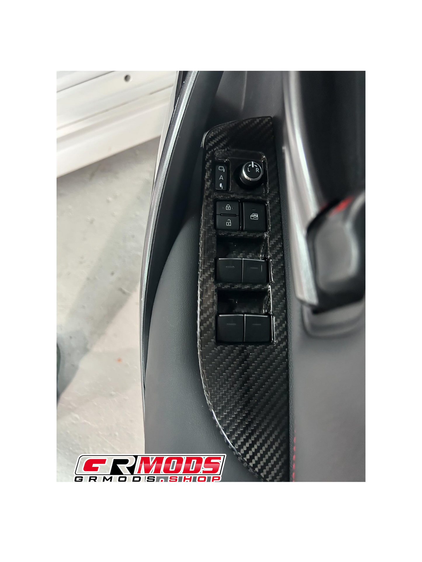 CARBON FIBER GR COROLLA DOOR PANEL TRIM/SWITCH COVERS