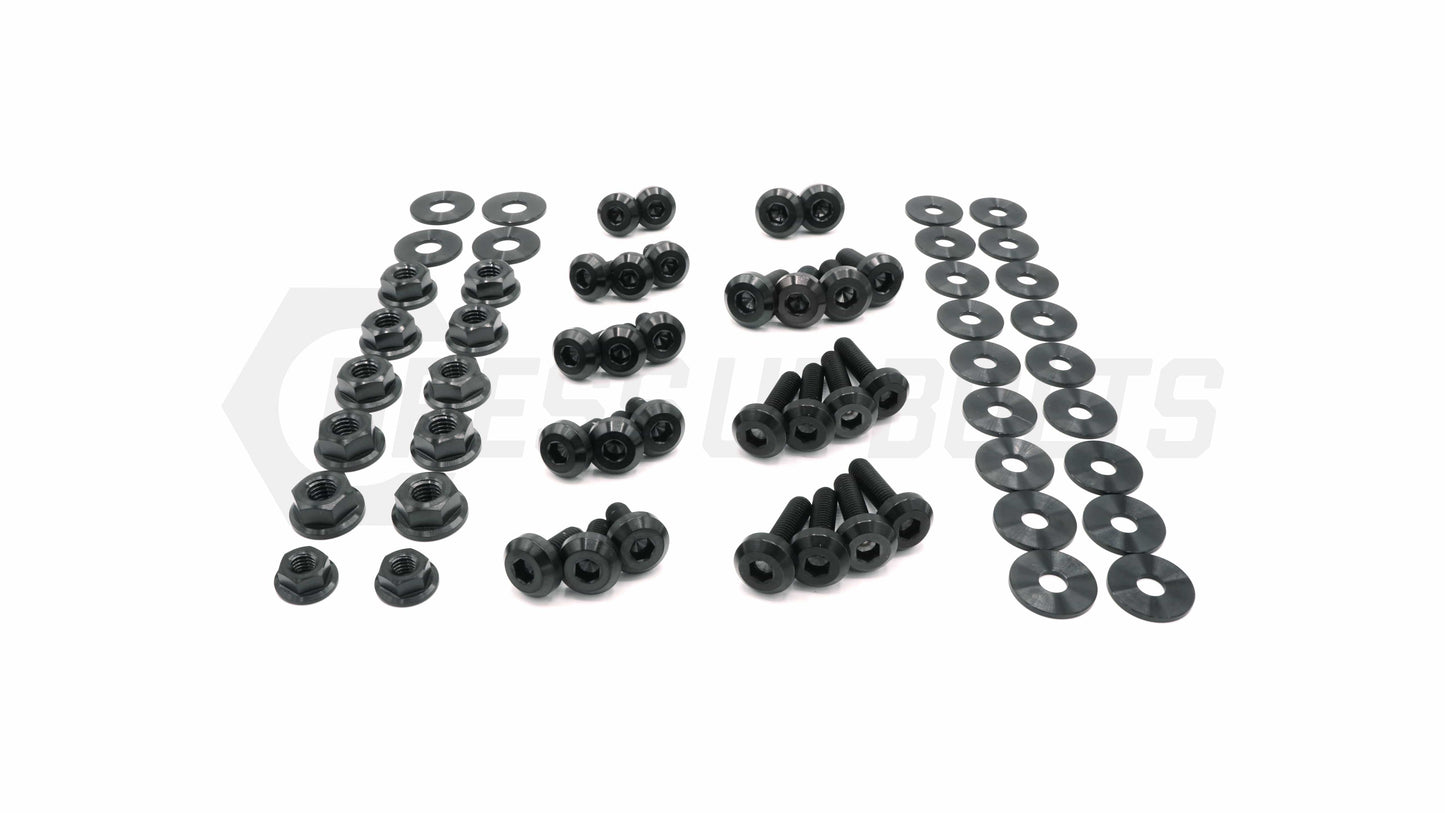 Infiniti Q50 (2014-2015) Titanium Dress Up Bolts Engine Bay Kit - DressUpBolts.com