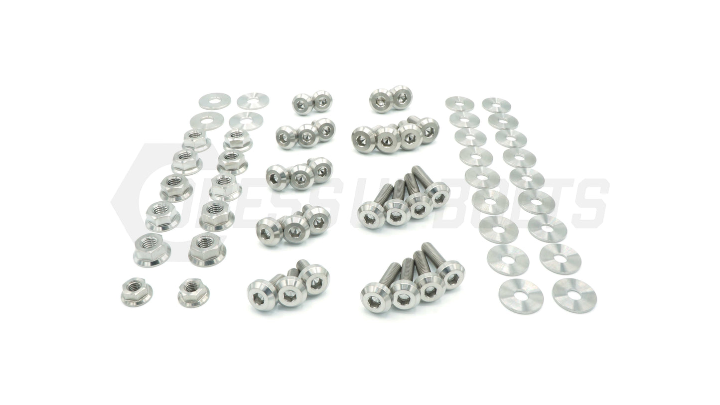 Infiniti Q50 (2014-2015) Titanium Dress Up Bolts Engine Bay Kit - DressUpBolts.com