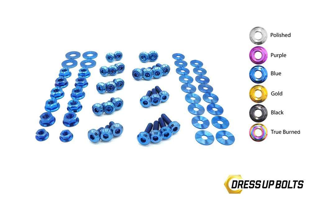 Infiniti Q60 (2017-Present) Titanium Dress Up Bolts Engine Bay Kit - DressUpBolts.com