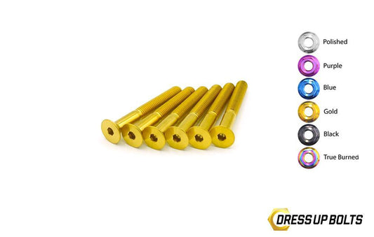 40mm Titanium Dress Up Bolts Steering Wheel Kit - DressUpBolts.com