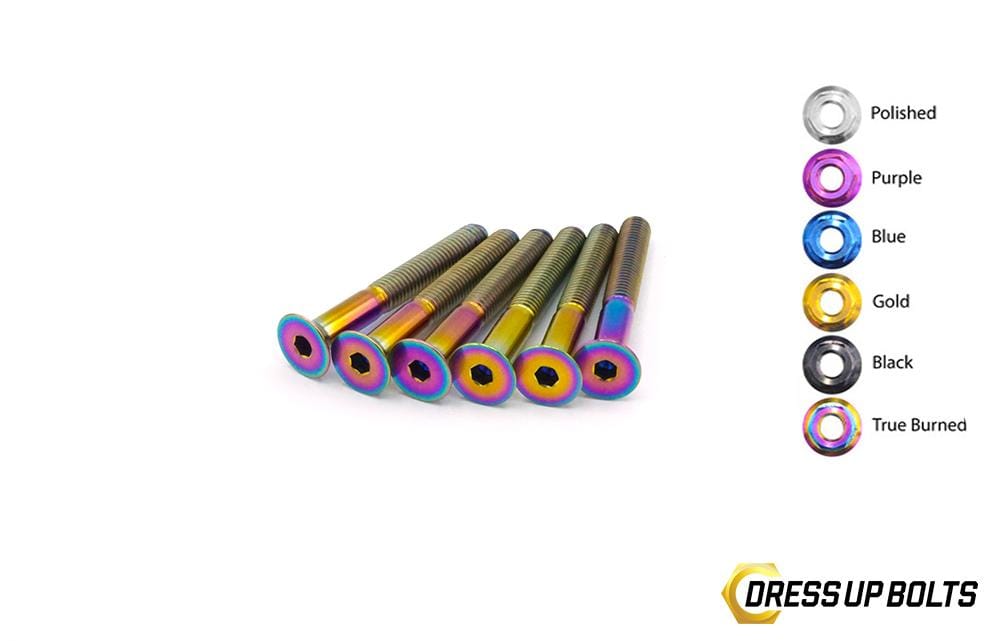 40mm Titanium Dress Up Bolts Steering Wheel Kit - DressUpBolts.com