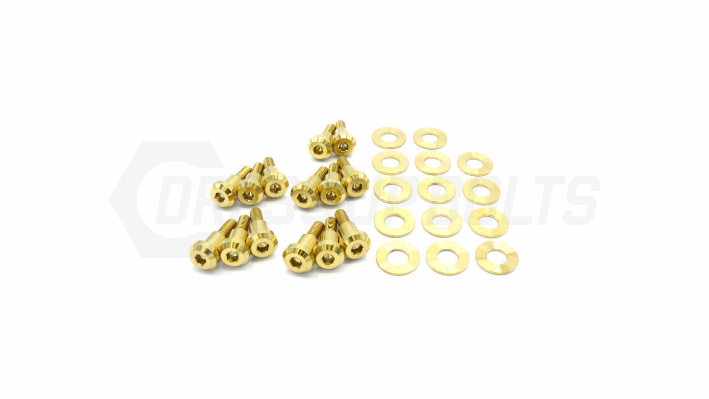 Dress Up Bolts Titanium Hardware Valve Cover Kit - 4B11T Engine