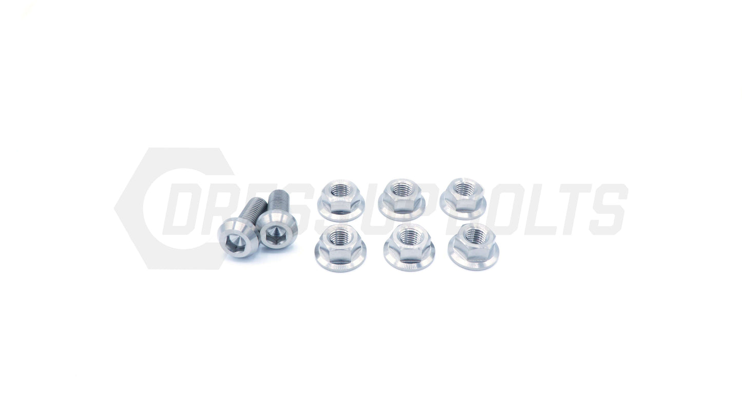 Mitsubishi Evo IX (2006-2007) Titanium Dress Up Bolts Strut Tower Kit - DressUpBolts.com