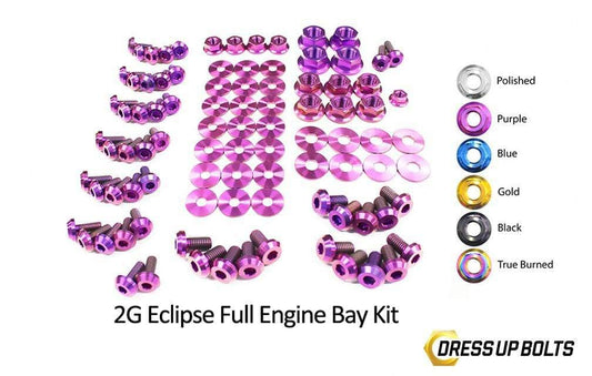 Eagle 2G Talon DSM (1995-1999) Titanium Dress Up Bolts Full Engine Bay Kit - DressUpBolts.com