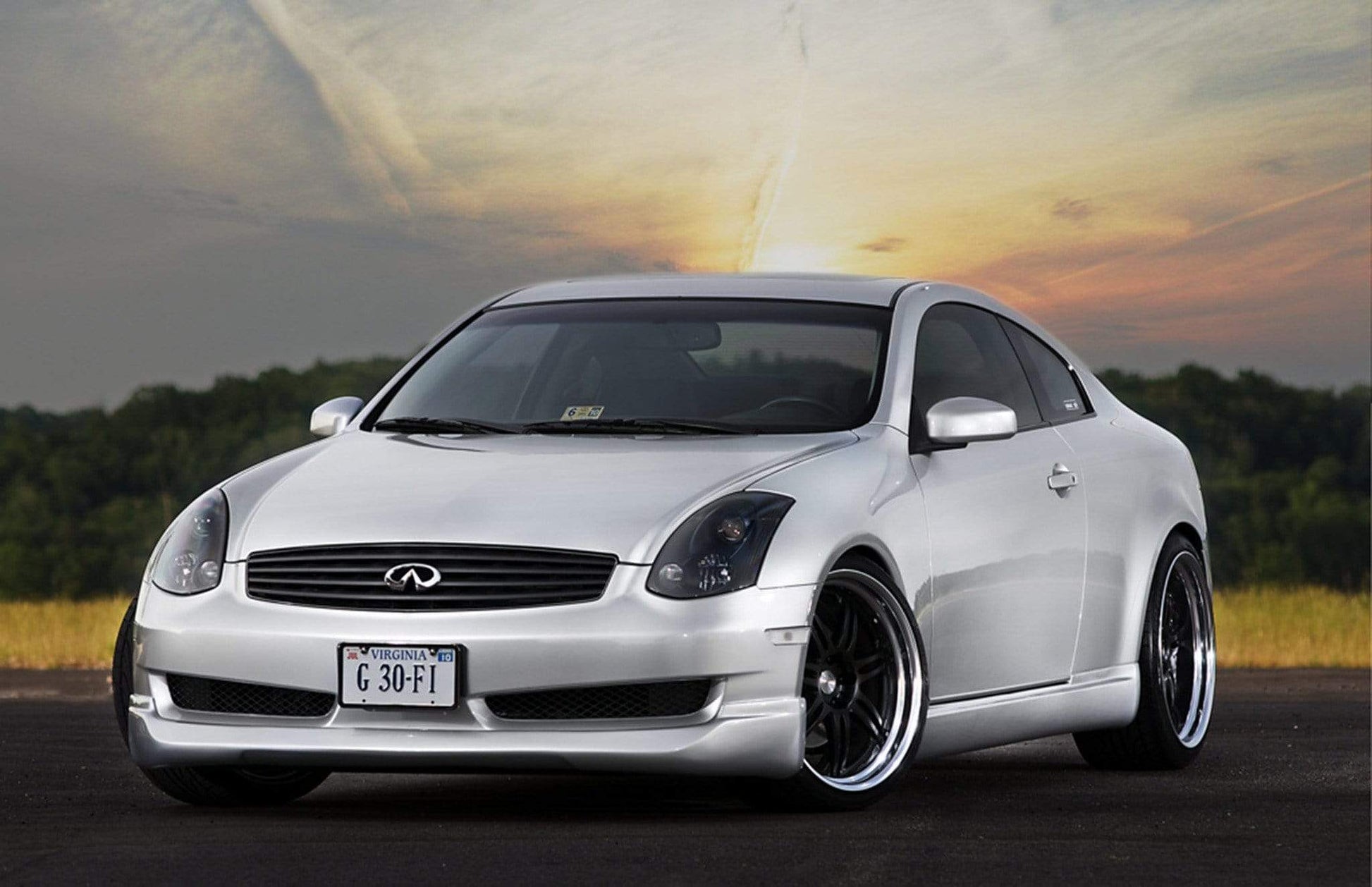 Infiniti G35 Coupe and Sedan (2003-2007) V35 Titanium Dress Up Bolts Engine Bay Kit - DressUpBolts.com