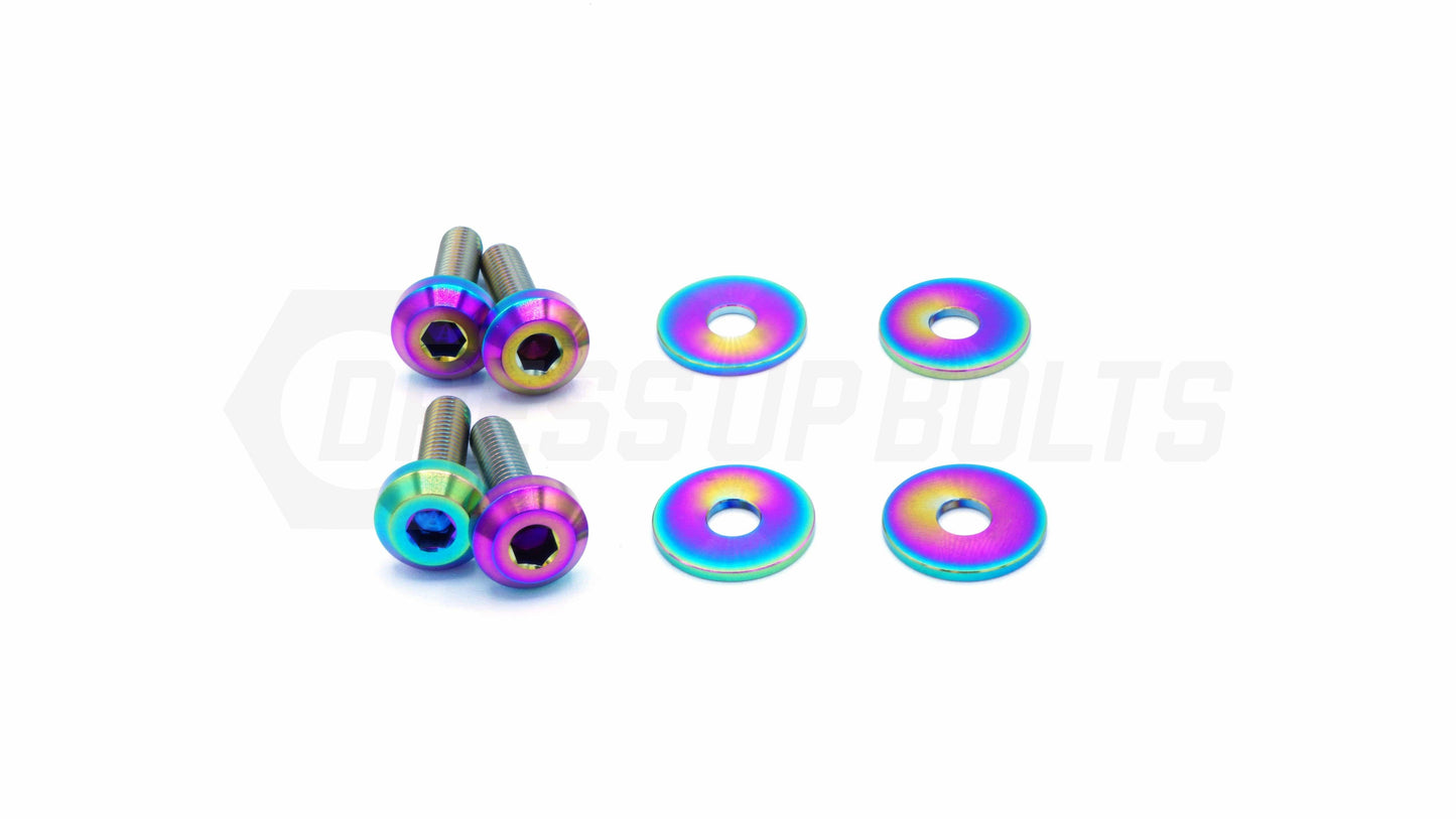 Nissan R35 GT-R (2007-2019) VR38 Titanium Dress Up Bolts Engine Cover Kit