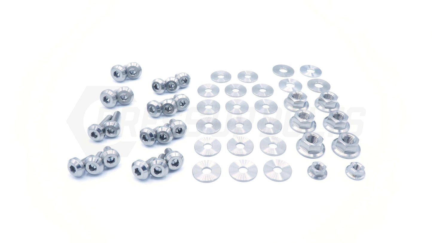 Dress Up Bolts Titanium Hardware Engine Bay Kit - Nissan Skyline GTS-R (R31) - DressUpBolts.com