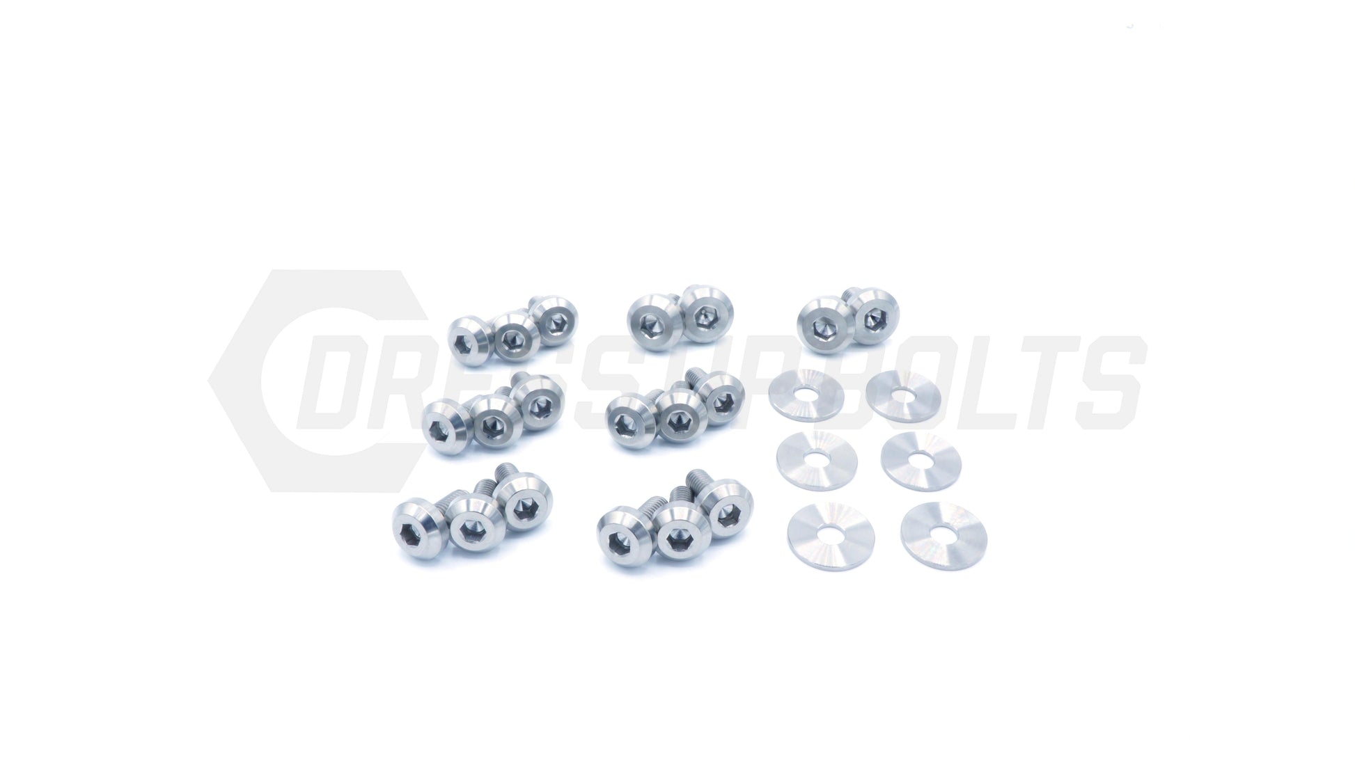 Nissan Silvia S13 (1989-1995) Titanium Dress Up Bolts Partial Engine Bay Kit - DressUpBolts.com