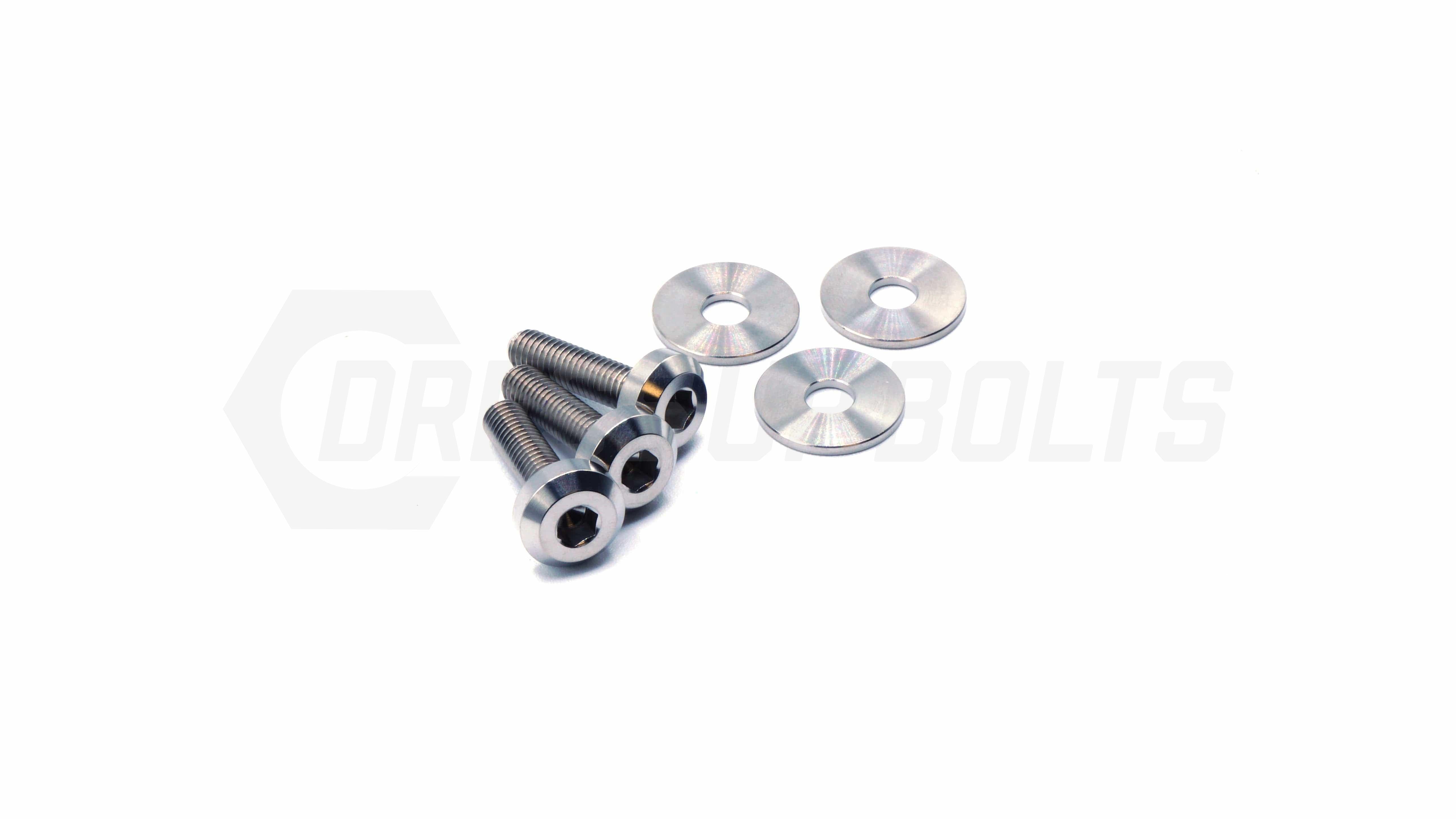 Dress Up Bolts Titanium Hardware Power Steering Reservoir Kit