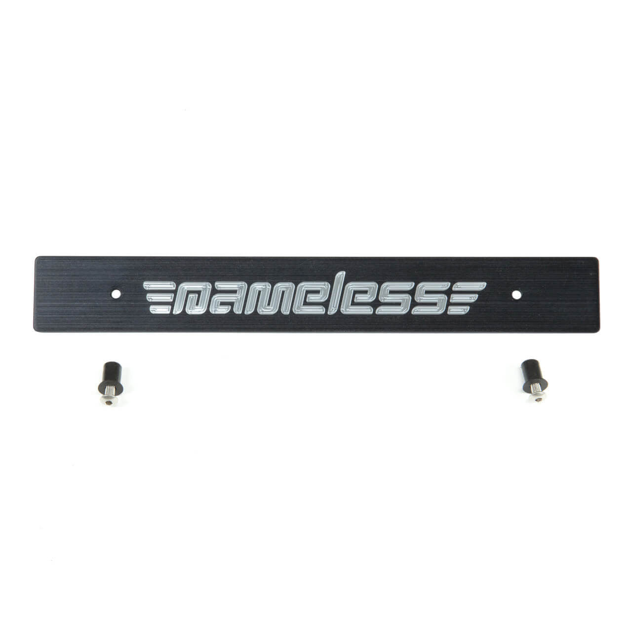 Nameless Front Plate Delete - Laser Engraved - Square Holes