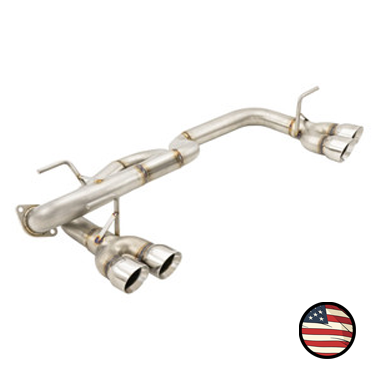 Catback Exhaust - 2018-23 Crosstrek Quad Exit - Muffler Delete