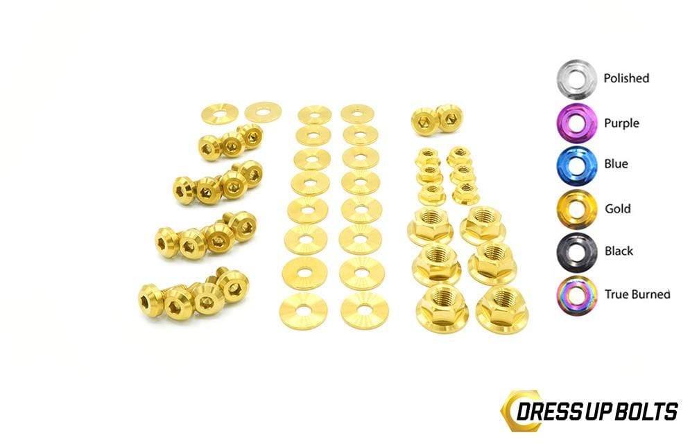 Nissan S15 (1999-2002) Titanium Dress Up Bolts Partial Engine Bay Kit - DressUpBolts.com