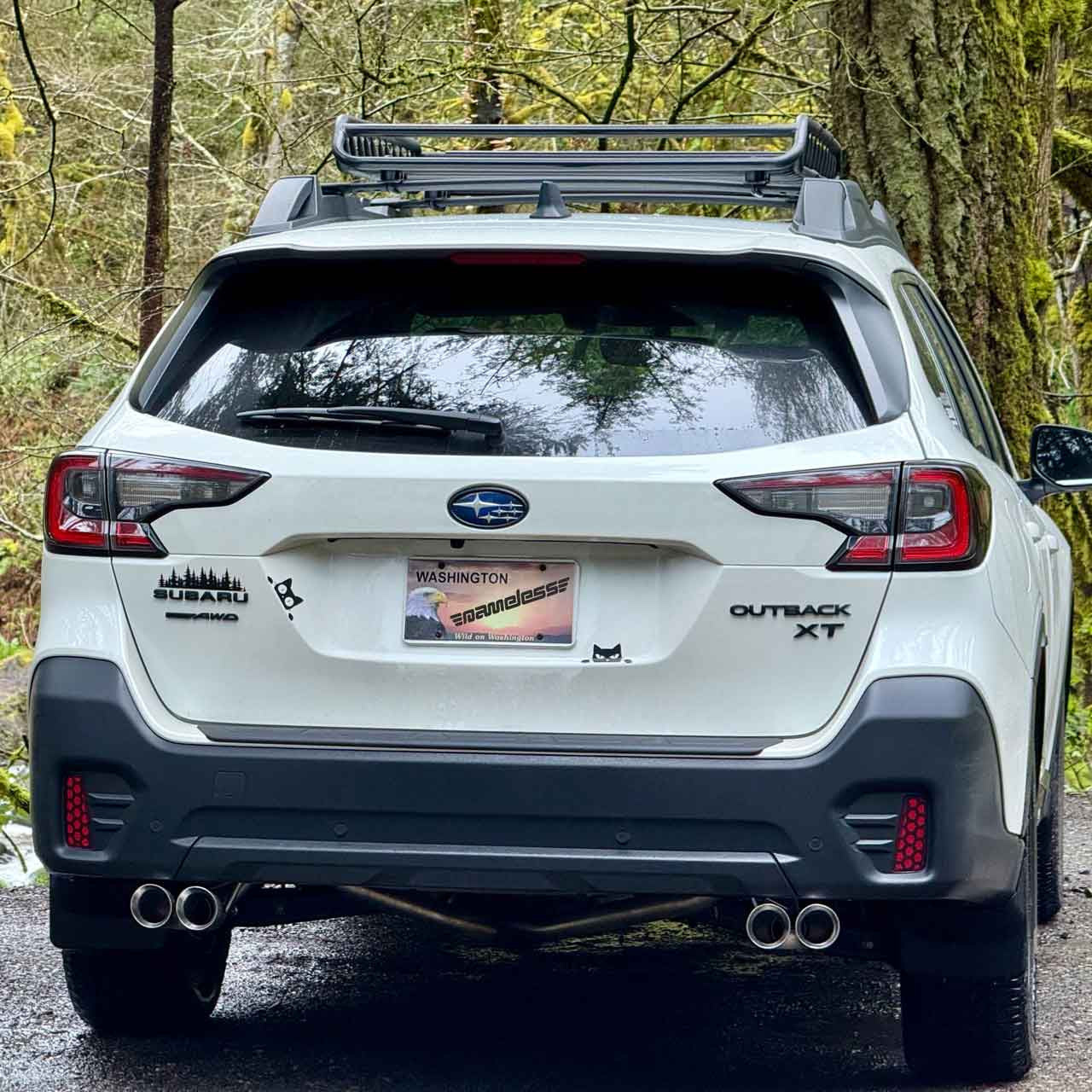 Catback Exhaust - 2020-2025 Outback XT/Wilderness - Quad Exit - 5" Muffler