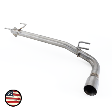 Axleback Exhaust - 2018-23 Crosstrek / Sport - Muffler Delete - Single Exit 3" Double Wall Tip