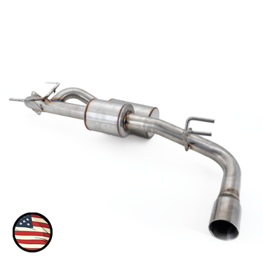 Axleback Exhaust - 2021+ Crosstrek Sport - Dual Chamber With 5" Muffler