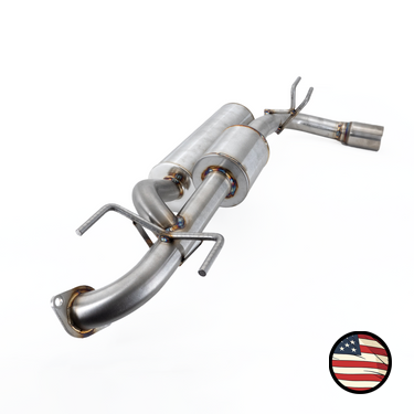Catback Exhaust - 2017-23 Impreza Wagon - Dual Chamber with 5" Muffler - Single Exit - 3" Double Wall Tip