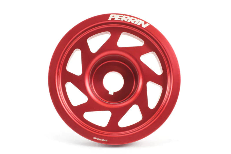 Perrin (WRX/STi) EJ Engines (w/o AC) Crank Pulley - Red