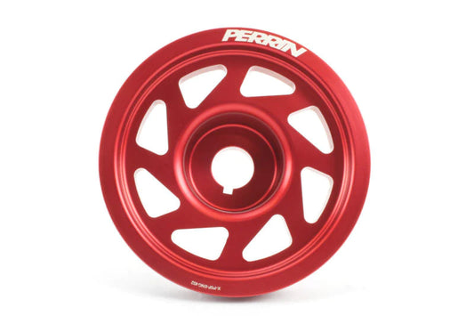 Perrin (WRX/STi) EJ Engines (w/o AC) Crank Pulley - Red