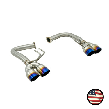 Axleback Exhaust - 2015-2021 WRX/STi Invidia Q300 / R400 / N1 Fit Replacement - Muffler Delete - 3.5" Single Wall Tips