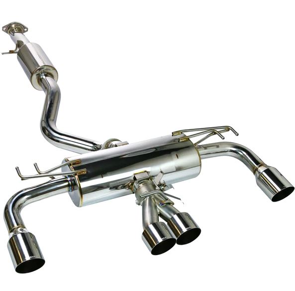 Remark 2023+ Toyota GR Corolla Elite Spec Cat-Back Exhaust w/ Outer Polished & Center Burned TI Tips