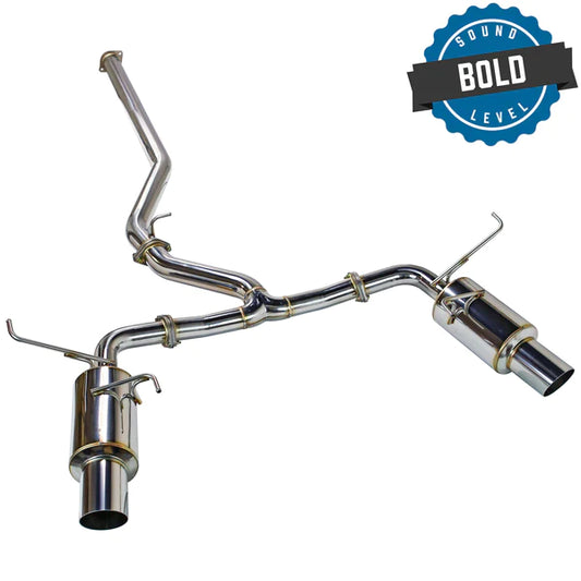 REMARK 2022+ Subaru WRX VB Catback Exhaust - Dual R1 Spec Stainless (Non-Resonated)