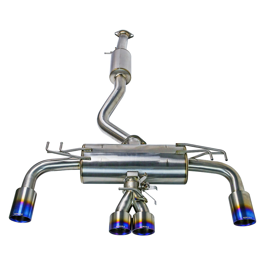 REMARK 2023+ Toyota GR Corolla Elite Spec Quad Tip Full Titanium Cat Back Exhaust