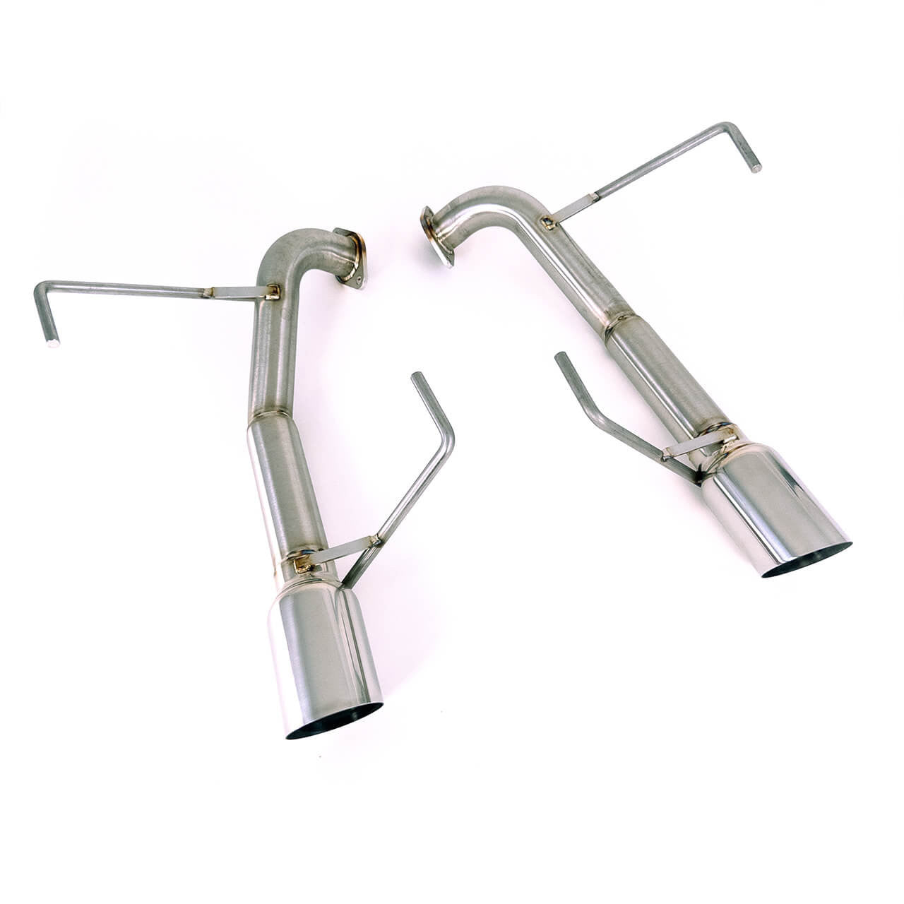 Axleback Exhaust - 2008-2011 Impreza 2.5i Sedan - Muffler Delete - 3.5" Single Wall Tips