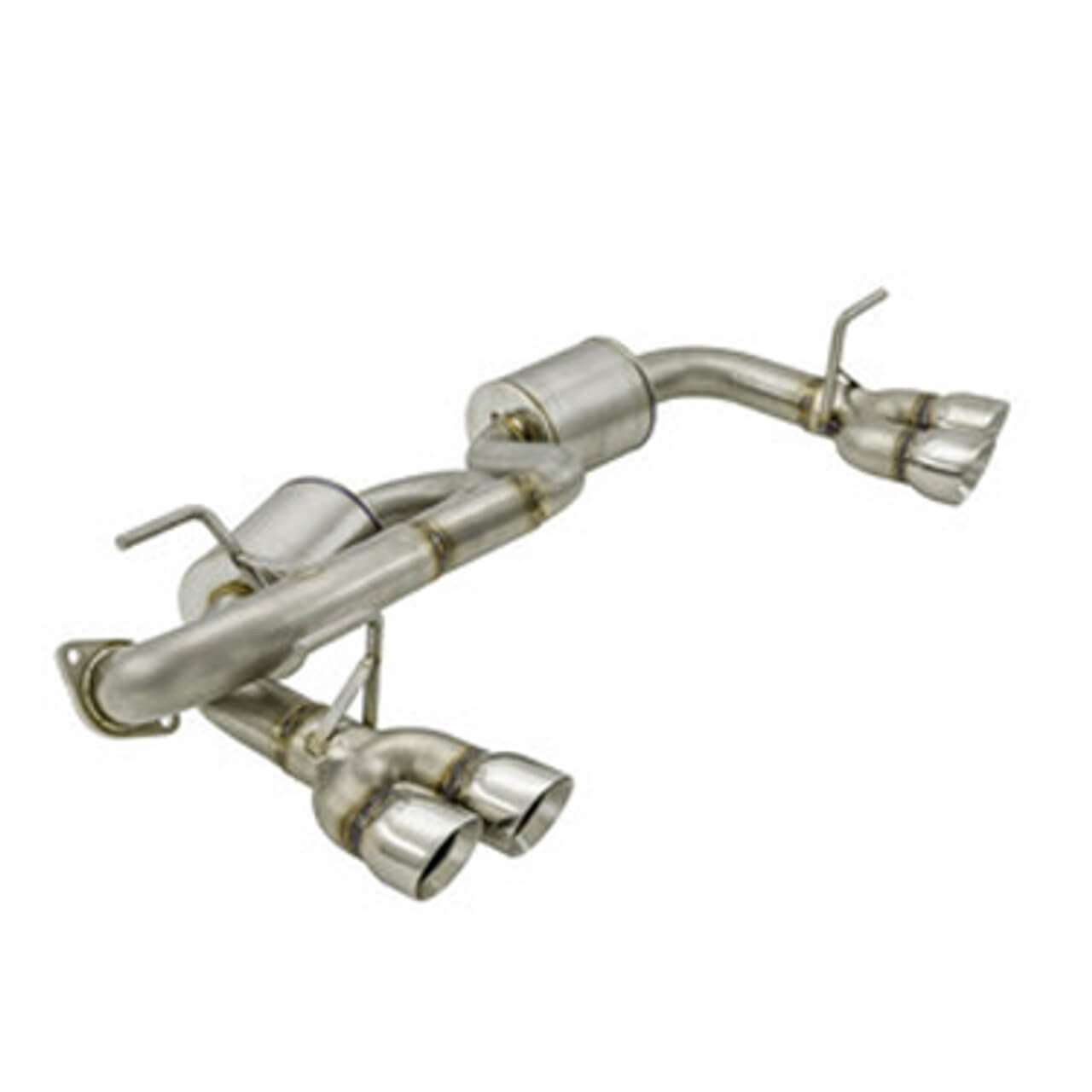 Axleback Exhaust - 2017-23 Impreza Wagon - 5" Muffler - Quad Exit - 3" Double Wall Tips