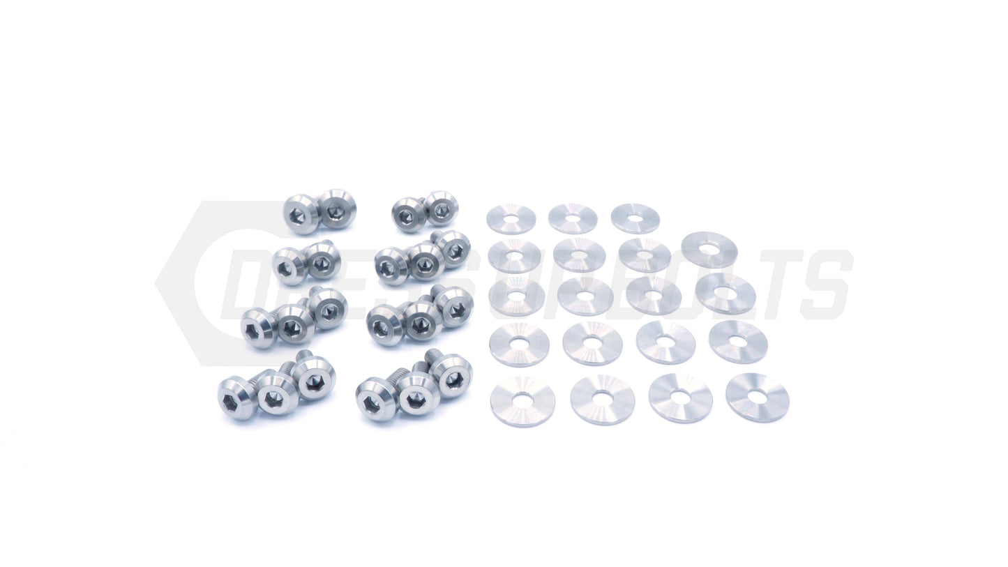 Scion FR-S (2013-2016) Titanium Dress Up Bolts Partial Engine Bay Kit - DressUpBolts.com