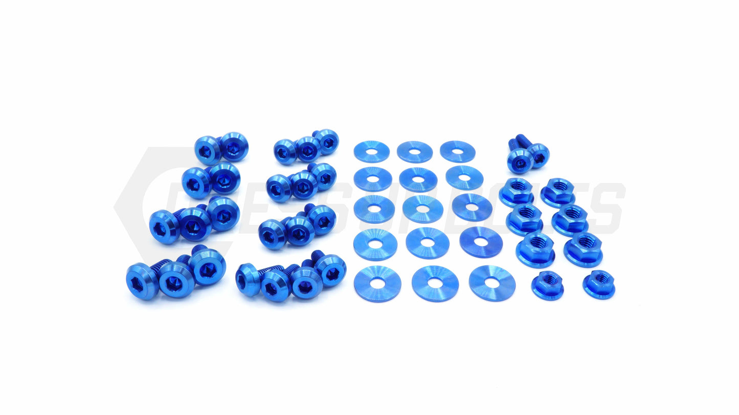 Subaru Forester (2006-2008) Titanium Dress Up Bolts Engine Bay Kit - DressUpBolts.com