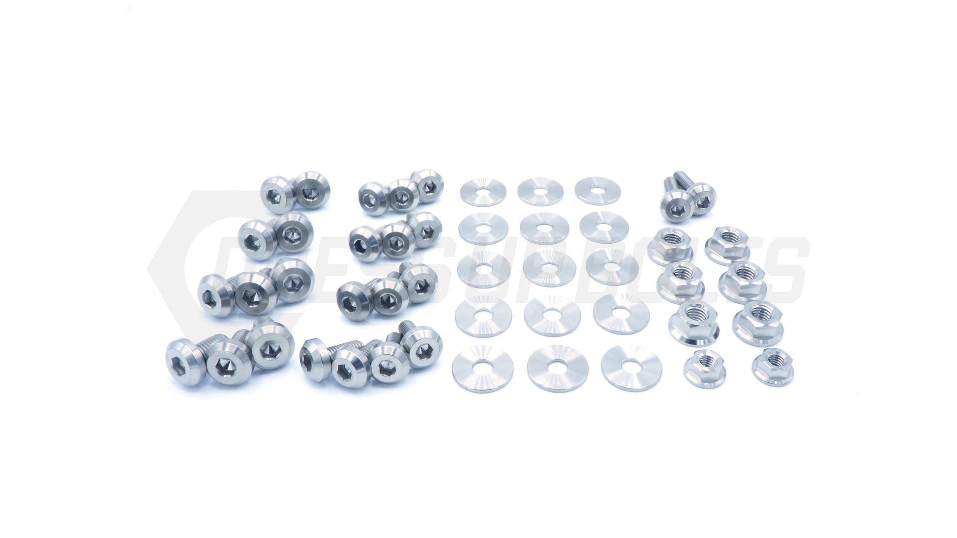 Subaru Forester (2006-2008) Titanium Dress Up Bolts Engine Bay Kit - DressUpBolts.com