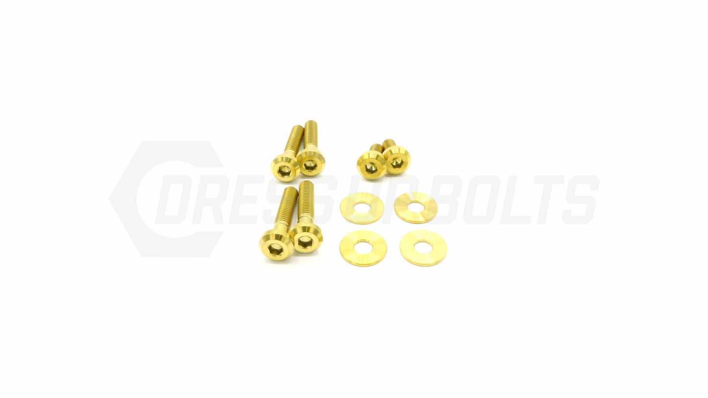 Dress Up Bolts Titanium Hardware Trunk Kit - Subaru Impreza GC8 (1992-2001)