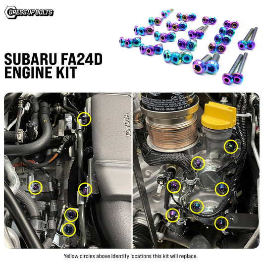 Dress Up Bolts Titanium Hardware Engine Kit - Subaru FA24D Engine