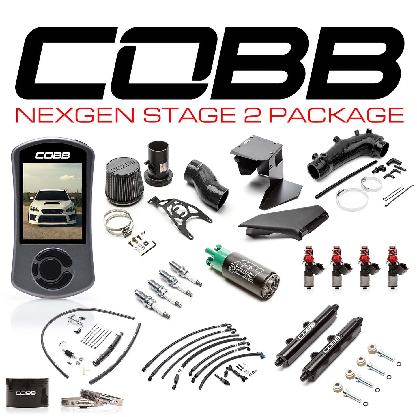 Cobb 08-14 Subaru STI NexGen Stage 2 Power Package - Blue