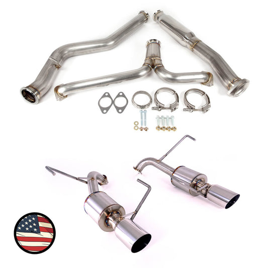 Catback Exhaust - 2008-2010 WRX Sedan - 5" Muffler